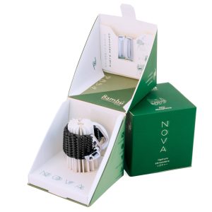 Abrazadera Bambú NOVA, Alto Negro Turmalina