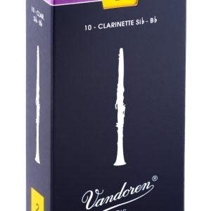 Cañas Vandoren Clarinete Sib Tradition, dureza 2.0 (caja 10)