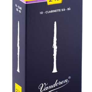 Cañas Vandoren Clarinete Sib Tradition, dureza 2.5 (caja 10)