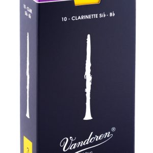 Cañas Vandoren Clarinete Sib Tradition, dureza 3.0 (caja 10)