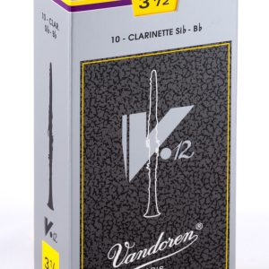 Cañas Vandoren Clarinete Sib V12, dureza 3.5 (caja 10)