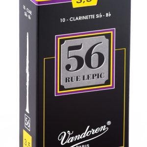 Cañas Vandoren Clarinete Sib 56 Rue Lepic, dureza 3.5 (caja 10)