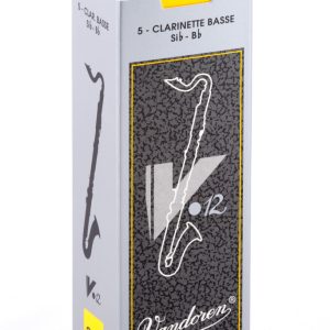 Cañas Vandoren Clarinete Bajo V12, dureza 3.5 (caja 5)