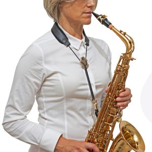 Colgador BG Cuero Negro (gancho mosquetón de metal) – S20JMSH