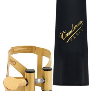 Abrazadera Vandoren M|O Oro Viejo Soprano