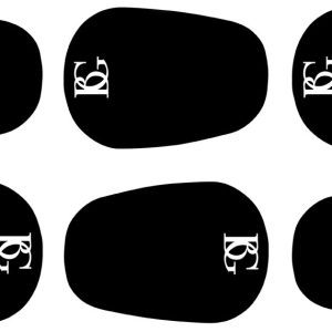 Parche BG de boquilla grande, negro de 0.8 mm – A10L