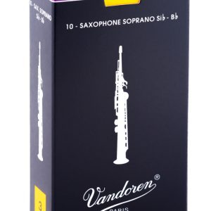 Cañas Vandoren Saxofón Soprano Tradition, dureza 3.0 (caja 10)