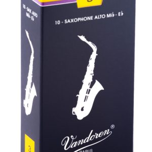 Cañas Vandoren Saxofón Alto Tradition, dureza 3.0 (caja 10)