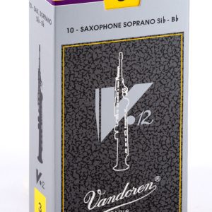 Cañas Vandoren Saxofón Soprano V12, dureza 3.0 (caja 10)