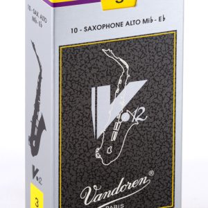 Cañas Vandoren Saxofón Alto V12, dureza 3.0 (caja 10)