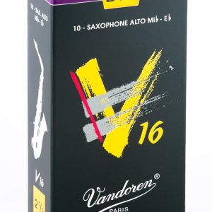 Cañas Vandoren Saxofón Alto V16, dureza 2.5 (caja 10)
