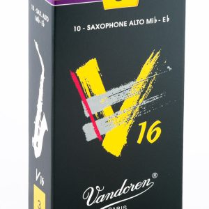 Cañas Vandoren Saxofón Alto V16, dureza 3.0 (caja 10)