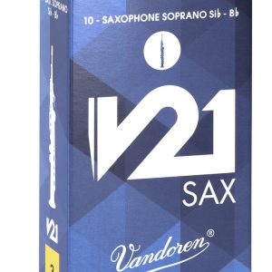 Cañas Vandoren Saxofón Soprano V21, dureza 3.0 (caja 10)