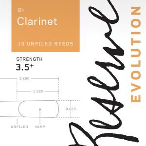 Cañas D’Addario «Reserve Evolution» Clarinete Bb, dureza 3.5+, caja 10
