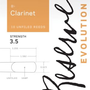 Cañas D’Addario «Reserve Evolution» Clarinete Bb, dureza 3.5, caja 10
