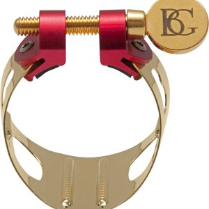 Abrazadera BG «Duo» Chapada en Oro Sib/ Alto – LD1