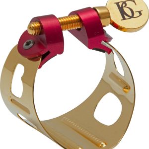 Abrazadera BG «Duo» Chapada en Oro Sib/ Alto – LD1