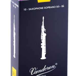 Cañas Vandoren Saxofón Soprano Tradition, dureza 2.5 (caja 10)