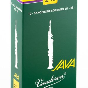 Cañas Vandoren Saxofón Soprano Java, dureza 2.5 (caja 10)