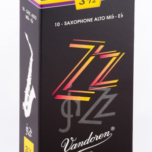 Cañas Vandoren Saxofón Alto Jazz ZZ, dureza 3.5 (caja 10)