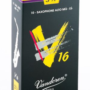 Cañas Vandoren Saxofón Alto V16, dureza 3.5 (caja 10)