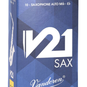 Cañas Vandoren Saxofón Alto V21, dureza 3.5 (caja 10)