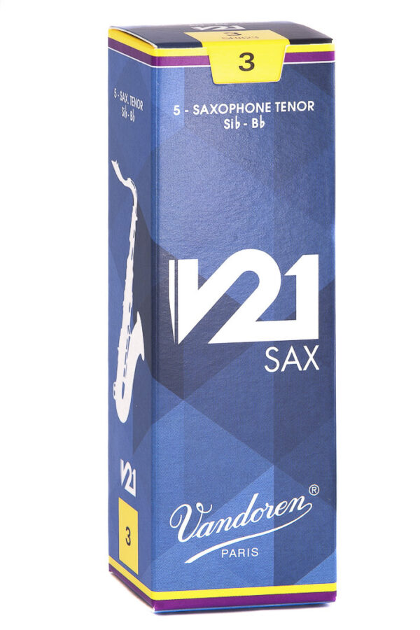 Cañas Vandoren Saxofón Tenor V21, dureza 3.0 (caja 5) - Da Capo Tienda Chile - Santiago