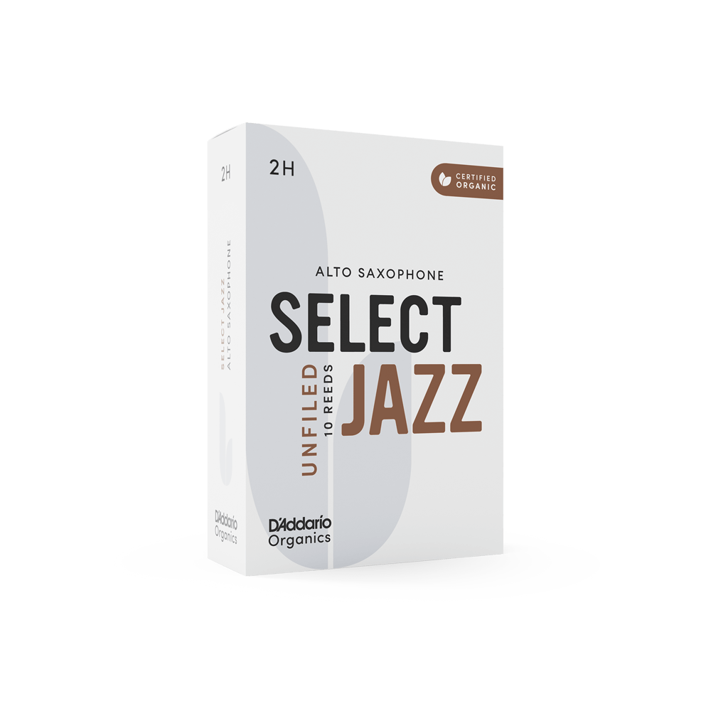 Cañas D´Addario Saxofón Alto Select Jazz Unfiled dureza 2H - Da Capo Tienda Chile - Santiago