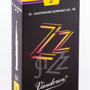 Cañas Vandoren Saxofón Alto Jazz ZZ, dureza 2.0 (caja 10)