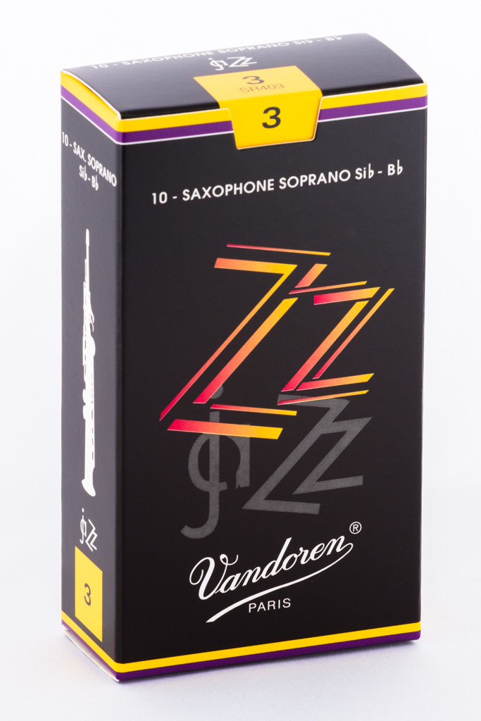 Cañas Vandoren Saxofón Soprano ZZ, dureza 3.0 - Da Capo Tienda Chile - Santiago