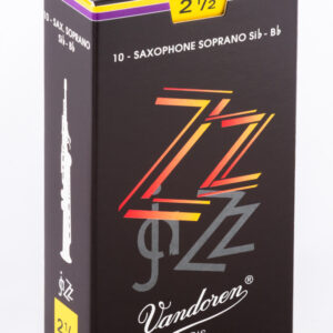 Cañas Vandoren Saxofón Soprano Jazz ZZ, dureza 2.5 (10 un)