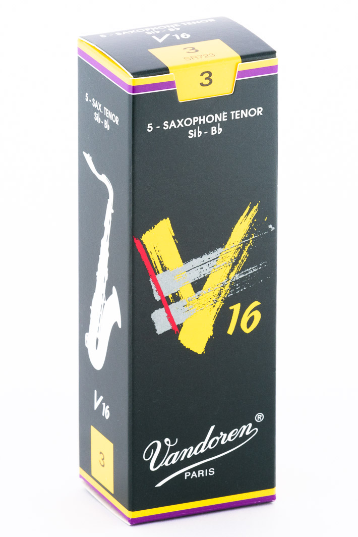 Cañas Vandoren Saxofón Tenor V16, dureza 3.0 - Da Capo Tienda Chile - Santiago