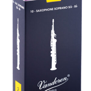 Cañas Vandoren Saxofón Soprano Tradition, dureza 2.0 (caja 10)