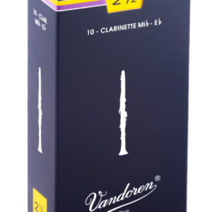 Cañas Vandoren Clarinete Mib Tradition, dureza 2.5 (caja 10)